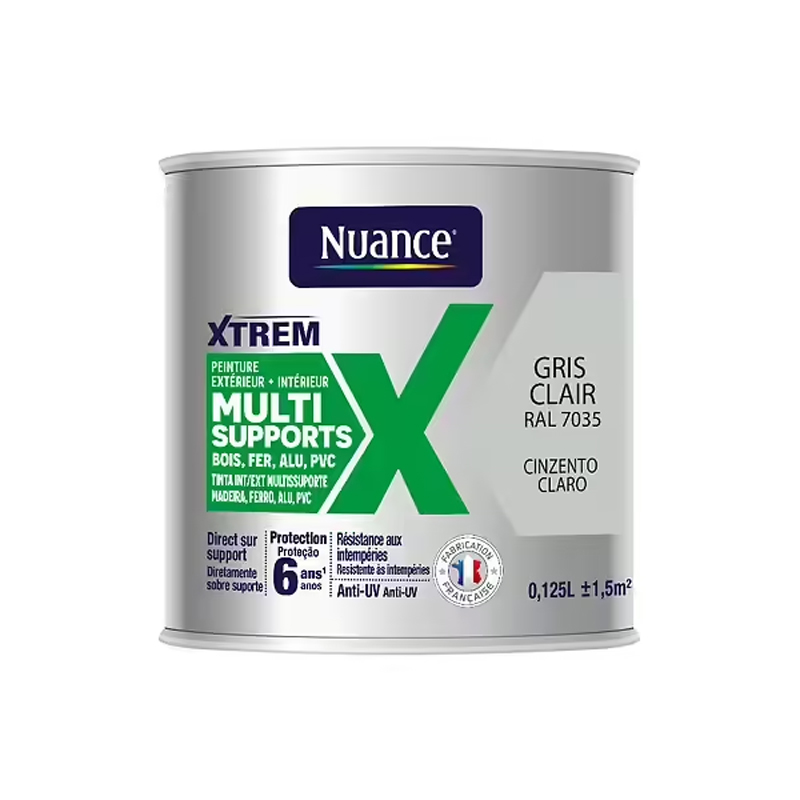 NUANCE - Tinta Multissuperfícies Cinza Claro Acetinada 125Ml