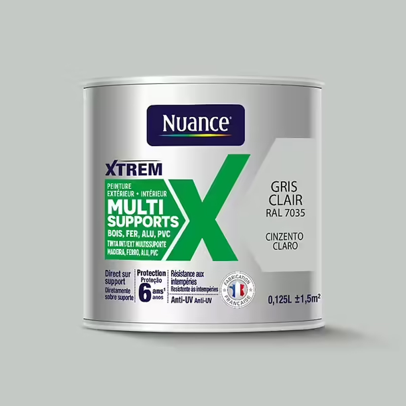NUANCE - Tinta Multissuperfícies Cinza Claro Acetinada 125Ml