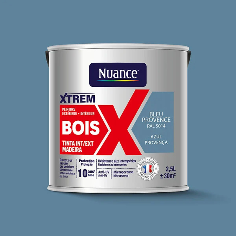 NUANCE - Tinta Madeira Azul Provença Acetinada 2.5L