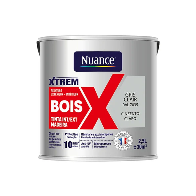 NUANCE - Tinta Madeira Cinzento Claro 2.5L