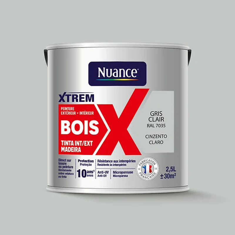 NUANCE - Tinta Madeira Cinzento Claro 2.5L