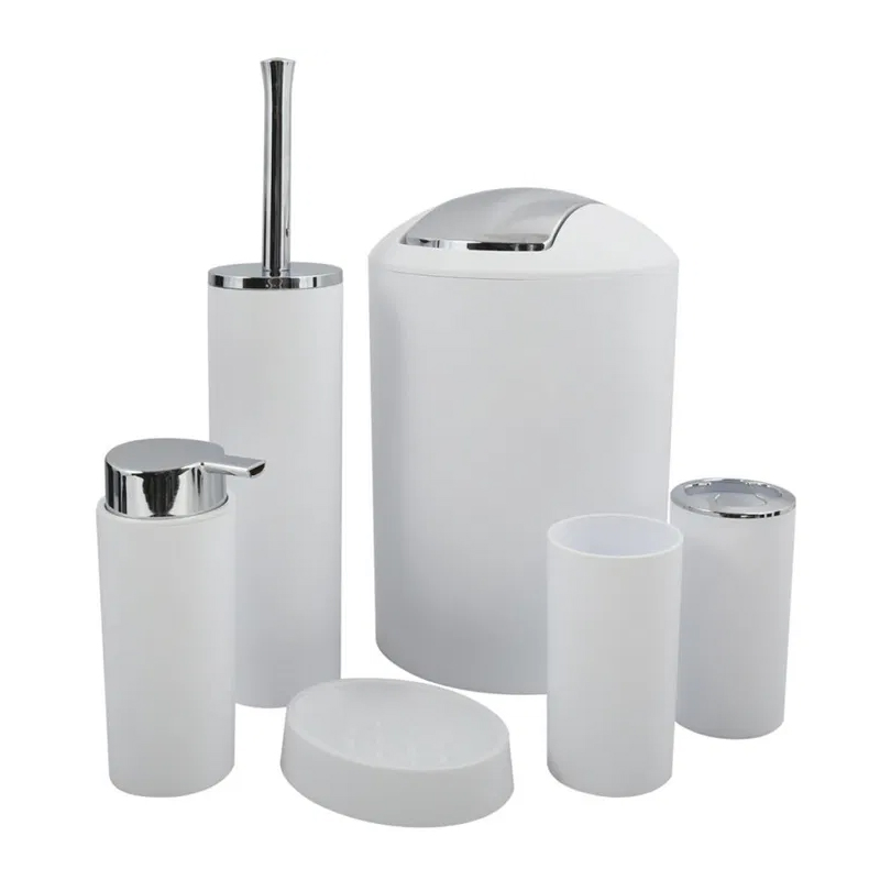 CONJUNTO HANNAH 6 ACESSORIOS WC BR