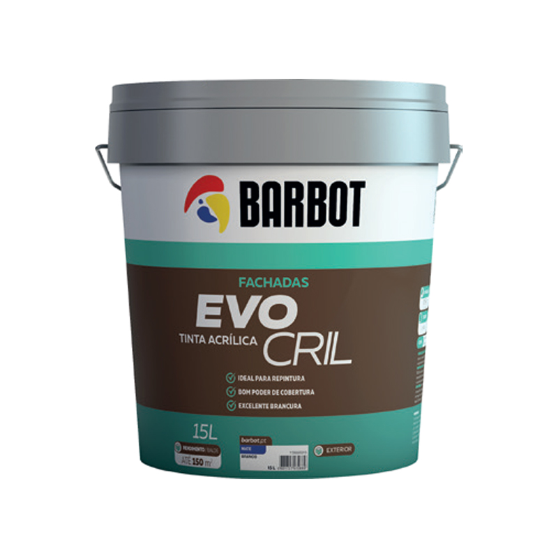BARBOT - TINTA EVOCRIL FACHADAS BR 15L