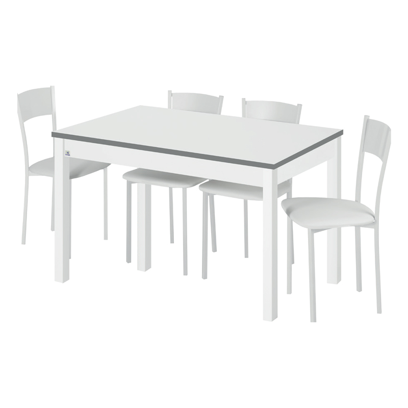 CONJUNTO.MESA EXT 110/160X70+4 CAD