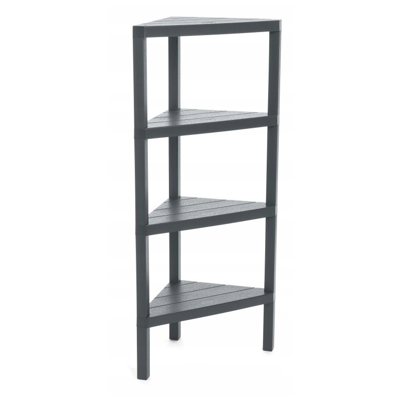 ESTANTE PVC CANTO CINZA 33X33X100
