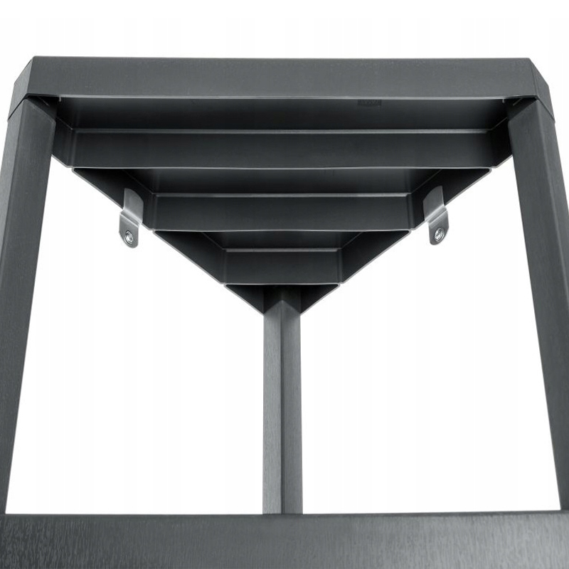 ESTANTE PVC CANTO CINZA 33X33X100