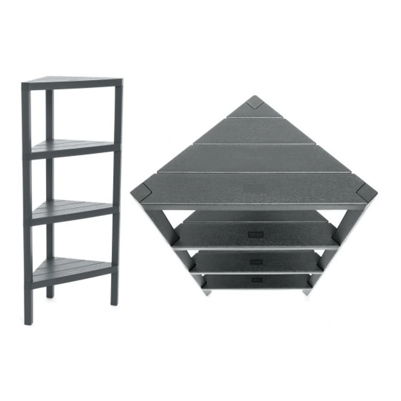ESTANTE PVC CANTO CINZA 33X33X100