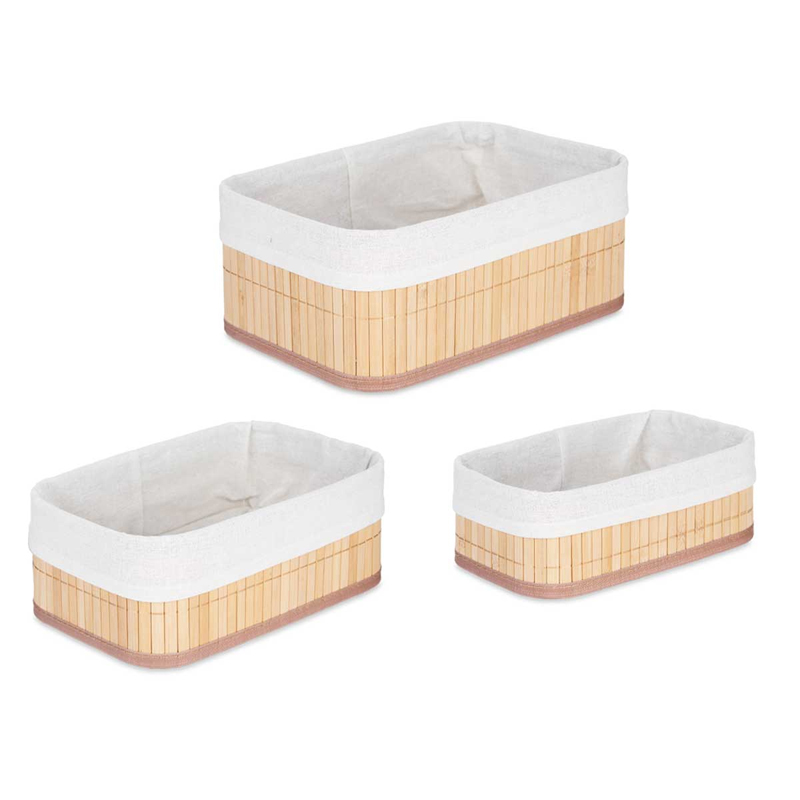 CONJUNTO 3 ORGANIZADORES BAMBU BR