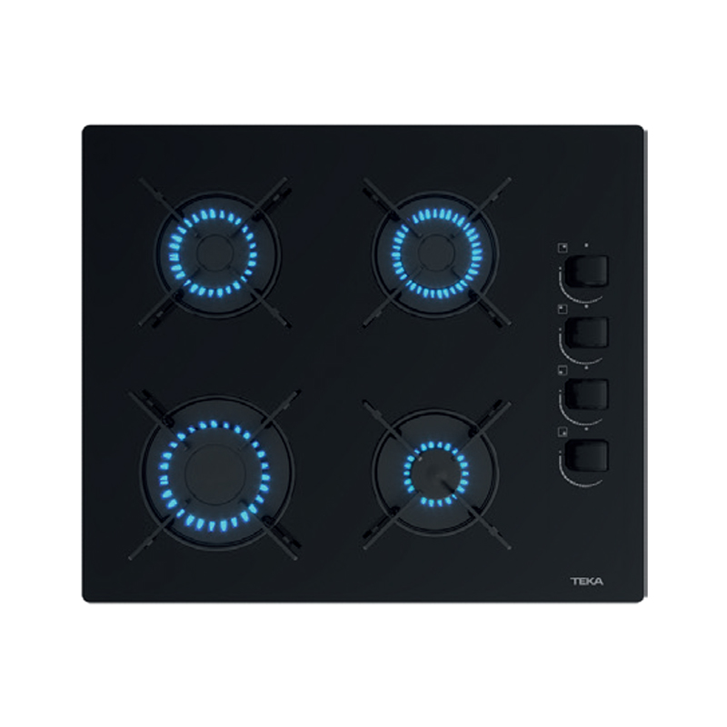 TEKA - PLACA GAS ON GLASS GBE 64002KB