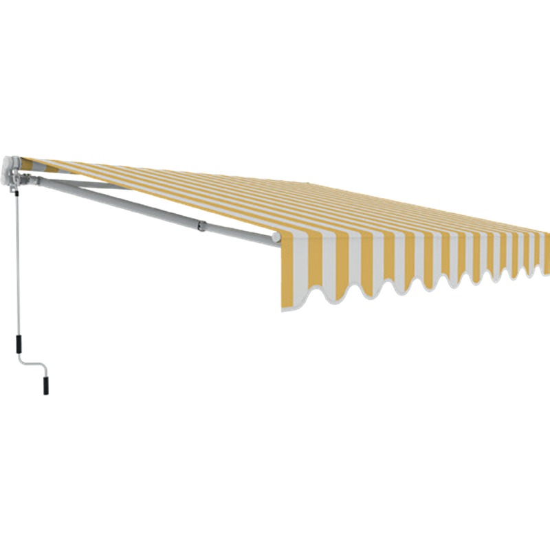 TOLDO 3X2 M AMARELO E BRANCO