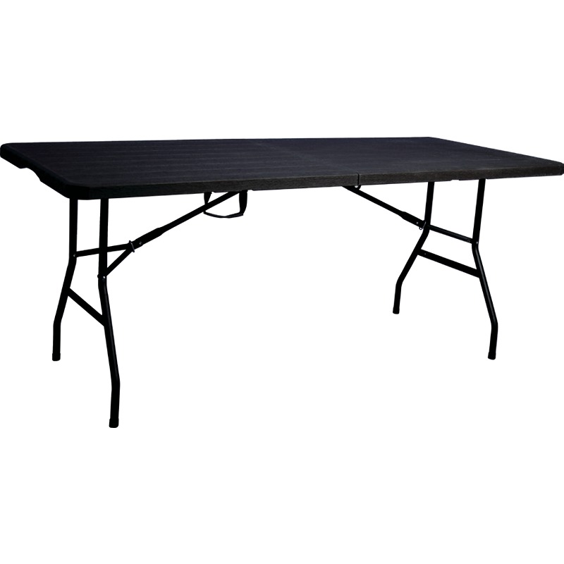 Mesa Portátil Preto Imitar Madeira