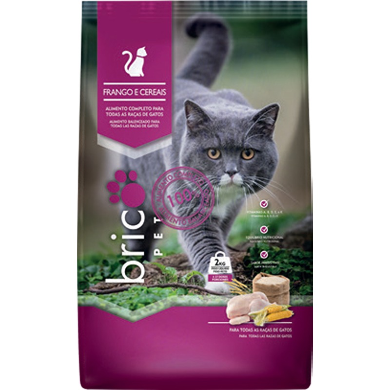 BRICOPET - Alimento Seco Gato Carne 2Kg