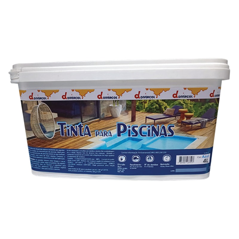DIVERCOL - TINTA PARA PISCINAS 4L