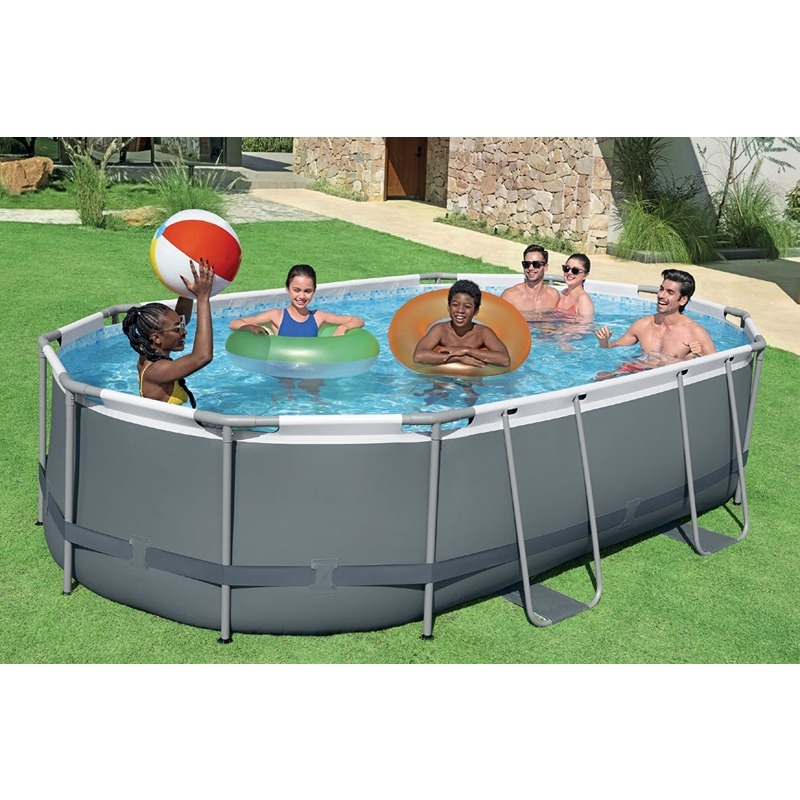 BESTWAY - PISCINA TUBULAR OVAL 427X250X100 CM