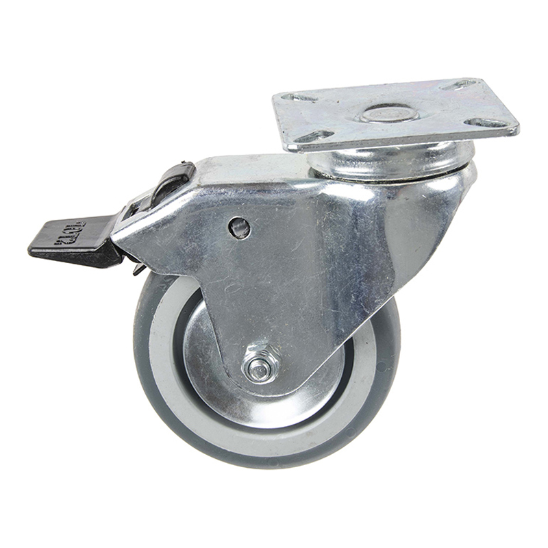 TEKNIROLL - Roda Eixo Rotativo Travão 75mm