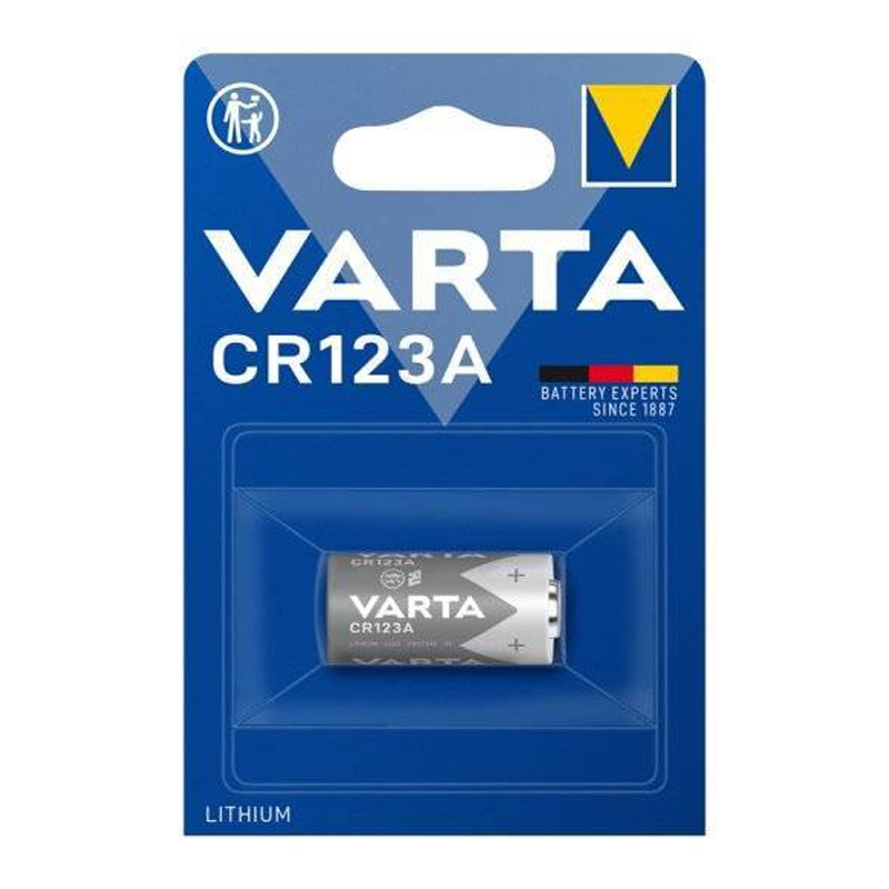VARTA - Pilha de Lítio CR123A 1UN