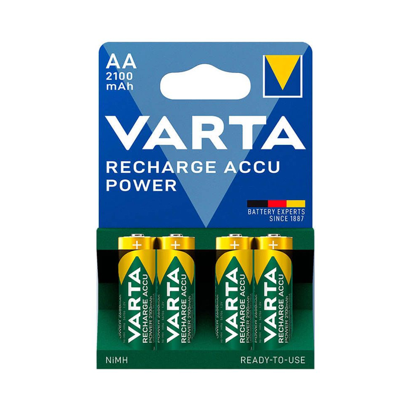VARTA - Pilha REC Power AA 2100 mAh 4UN
