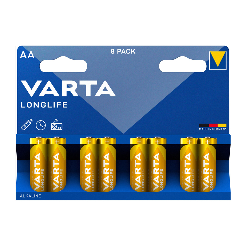 VARTA - Pilha Longlife AA 8UN