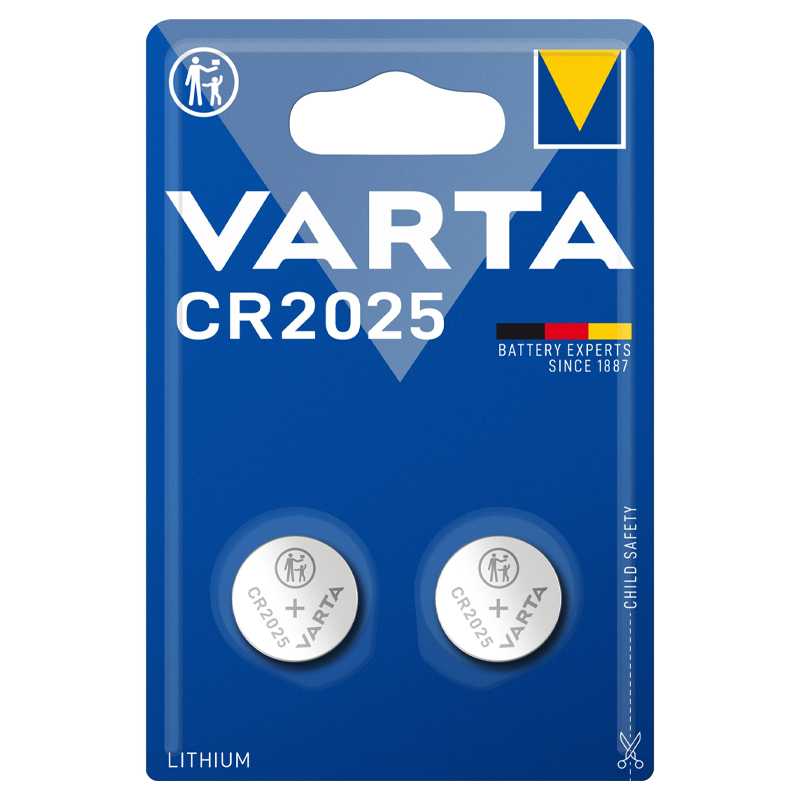 VARTA - Pilha de Lítio CR2025 2UN