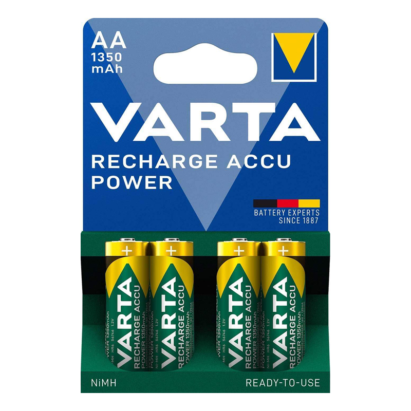 VARTA - Pilha REC Power AA 1350 mAh 4UN