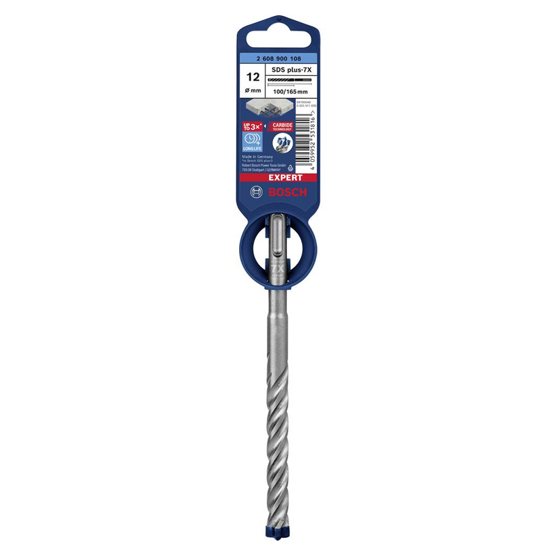 BOSCH - Broca EXPERT SDS Plus-7X 12X100X165mm