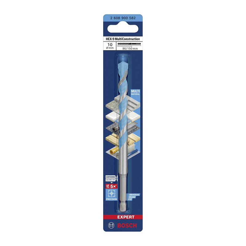 BOSCH - Broca EXPERT HEX-9 Multi 10X90X150mm