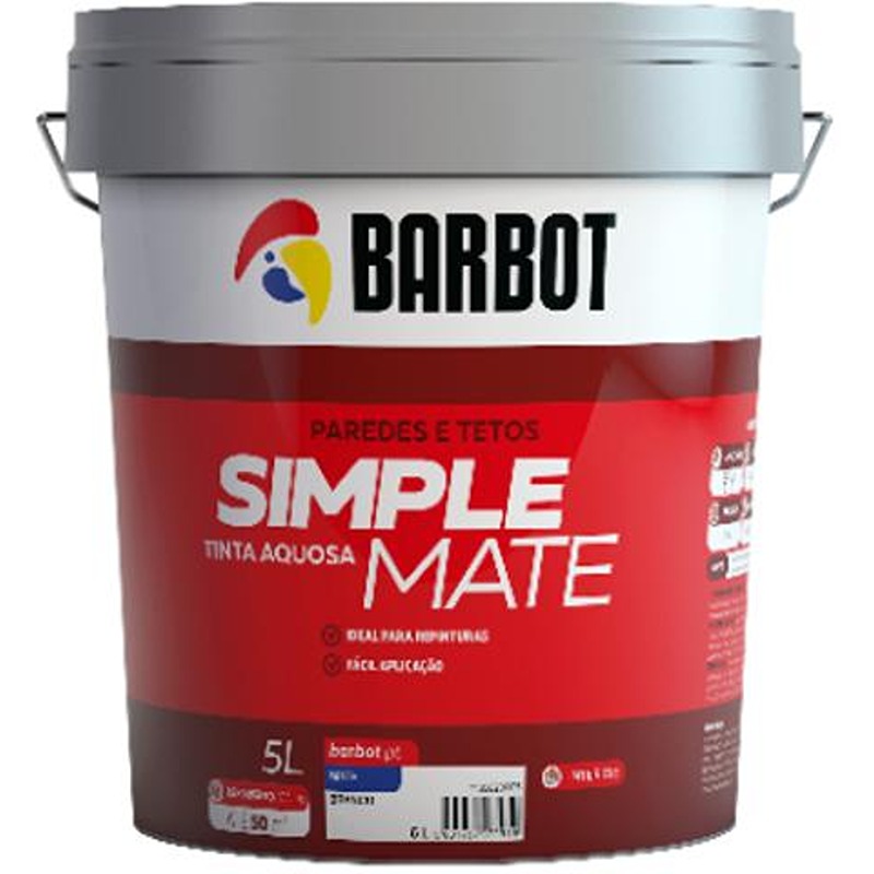 BARBOT - TINTA SIMPLE MATE BR 5L