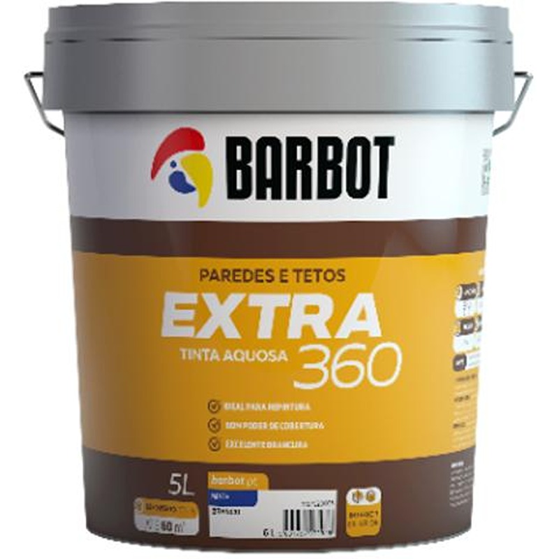 BARBOT - TINTA EXTRA 360 IN/EX BR 5L