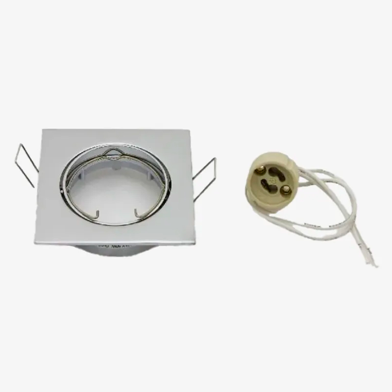 CLICKLIGHT - Aro Quadrado Amovível Inox C/Suporte