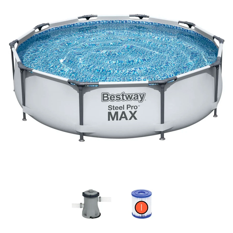 BESTWAY - PISCINA TUBULAR REDONDA 305X76+FL