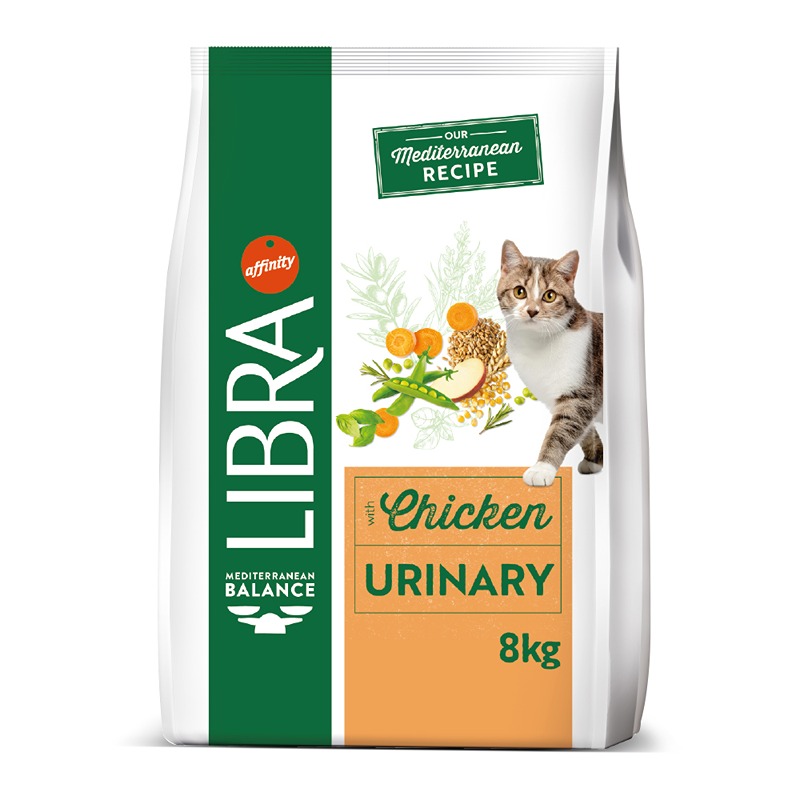 LIBRA - Alimento Gato Tratamento Urinario Frango 8Kg