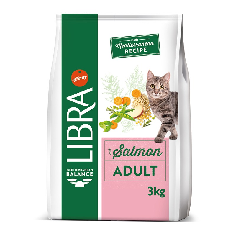 LIBRA - Alimento Gato Adulto Salmão 3Kg