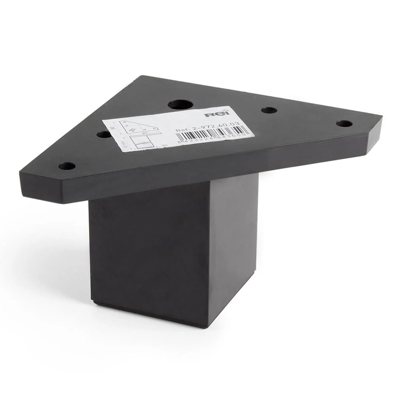 REI - Pé ABS 40X40 H60 Preto