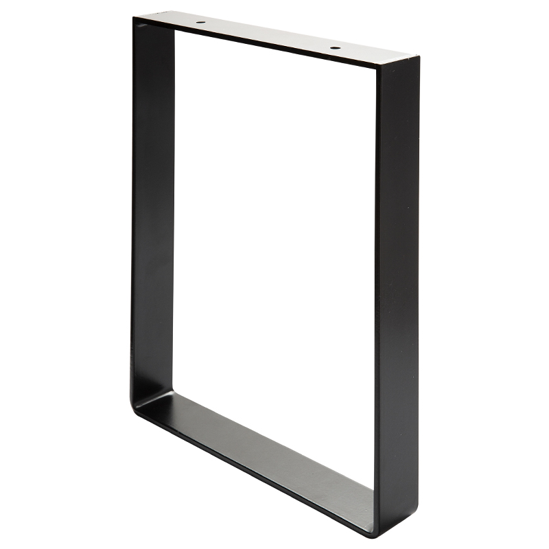 REI - Pé Quadrado 350X250X40X5 Preto Mate
