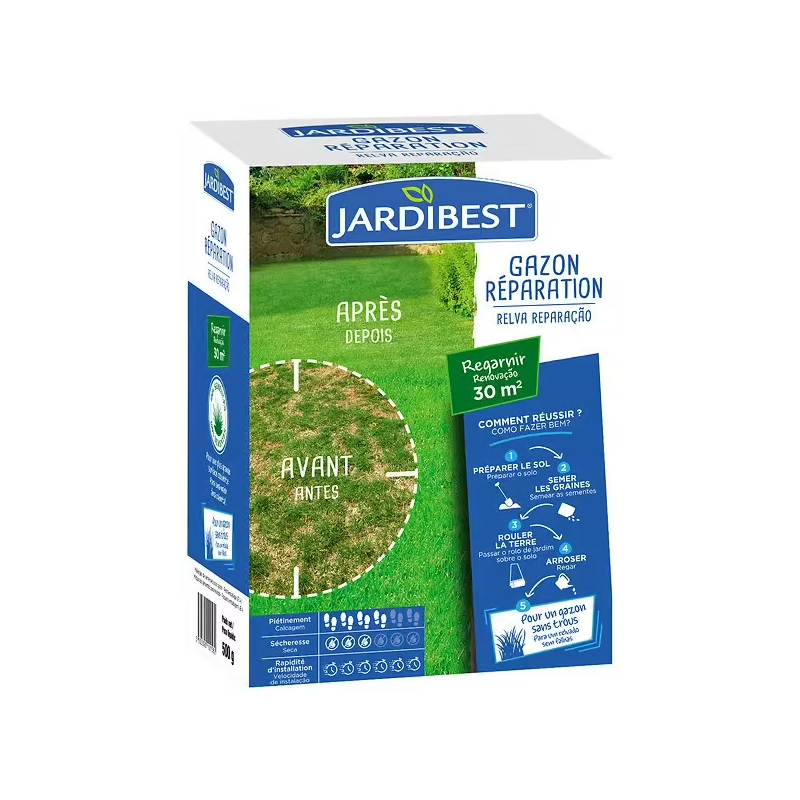 JARDIBEST - RELVA REPARAÇÃO 500G