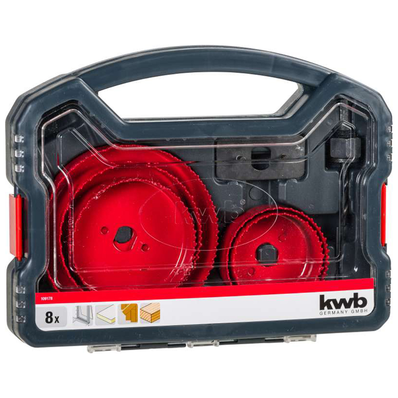 KWB - CONJ. CRANEANA BIM. 8PCS PWRBOX