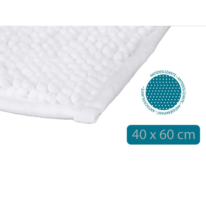 BERILO - Tapete de WC Branco 40X60Cm