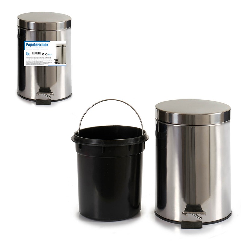 BERILO - Balde Wc Inox Brilhante 5L