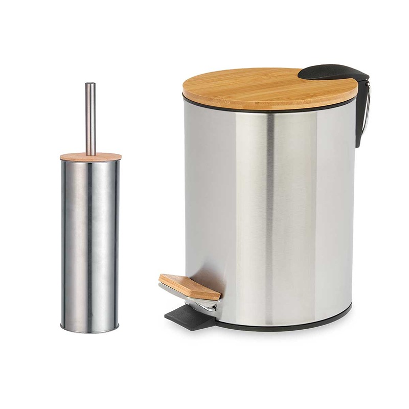 BERILO - Balde WC Bambu + Piaçaba 3L
