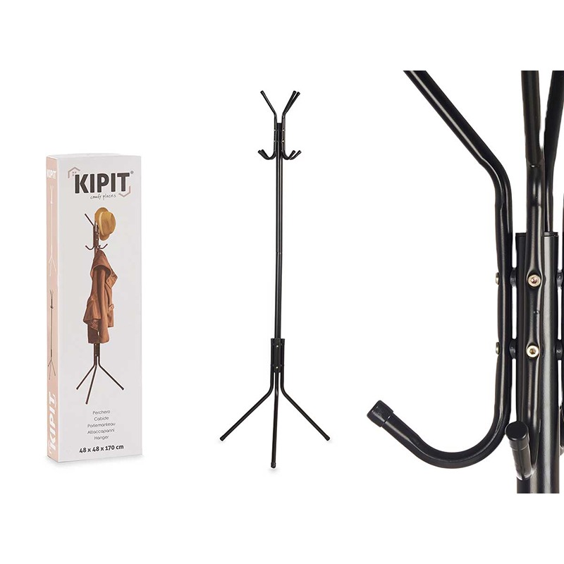 KIPIT - Cabide De Metal Mate Preto