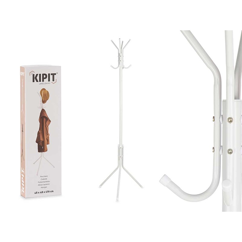 KIPIT - Cabide De Metal Mate Branco