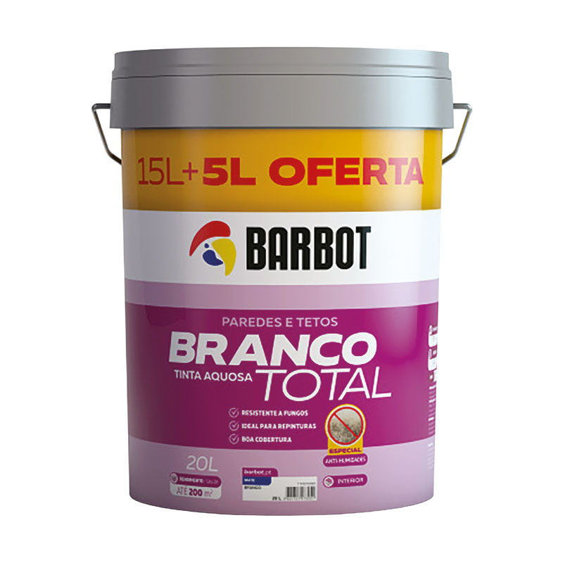 BARBOT - TINTA BRANCO TOTAL