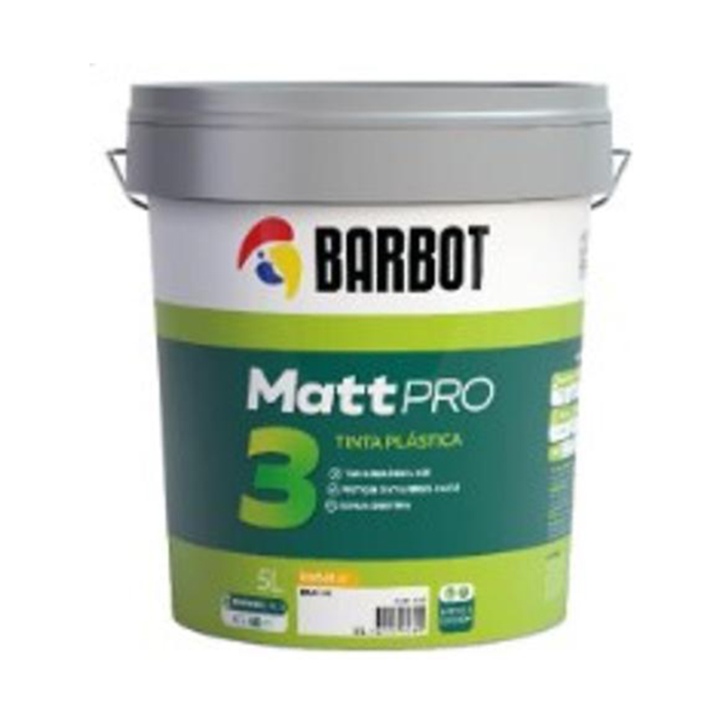 BARBOT - TINTA MATT PRO 3 CINZA 5L