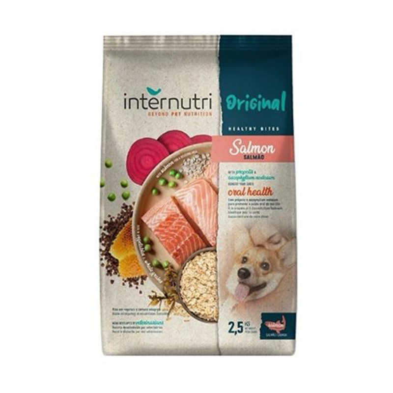 INTERNUTRI - ALIMENTO SECO ORIGINAL SALMAO 2.5KG
