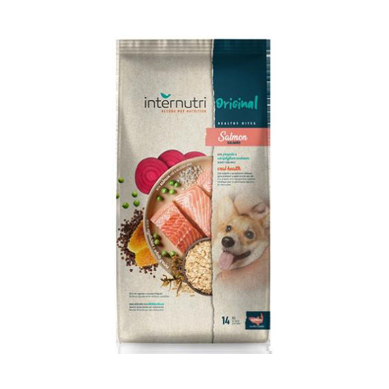 INTERNUTRI - ALIMENTO SECO ORIGINAL SALMAO 14KG