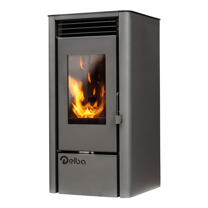 DELBA - Salamandra Pellets Havana 10kW Cinza