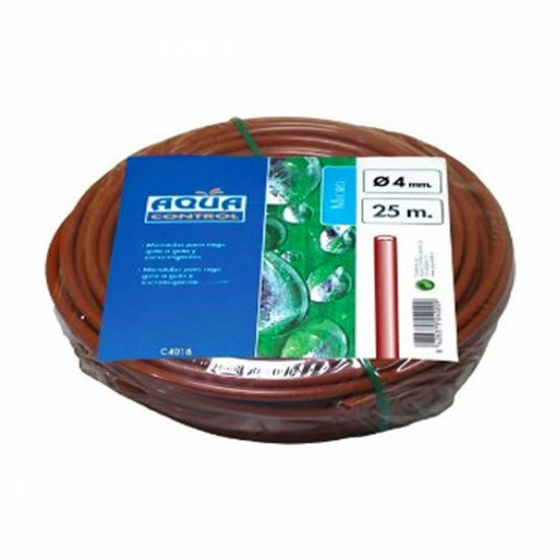 AQUACONTROL - MICROTUBO PE CASTANHO 4MM 25M